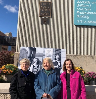 The Three Holy Angel  Classmates of 69 that created this wonderful memorial